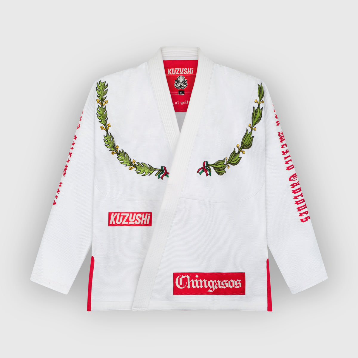 CHINGASOS MEXICO KIMONO – WHITE  *NO RESTOCK"