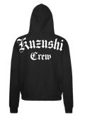 Kuzushi Crew Black Oversized Hoodie