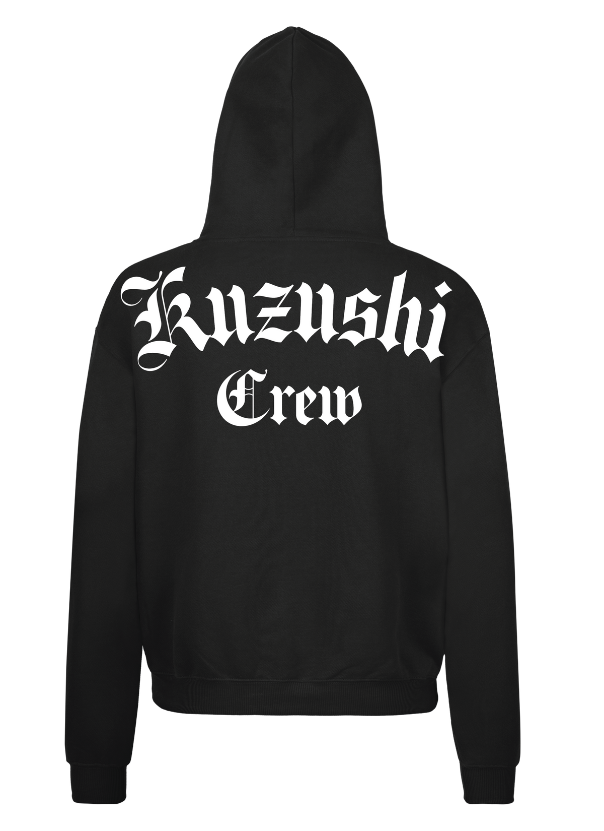 Kuzushi Crew Black Oversized Hoodie